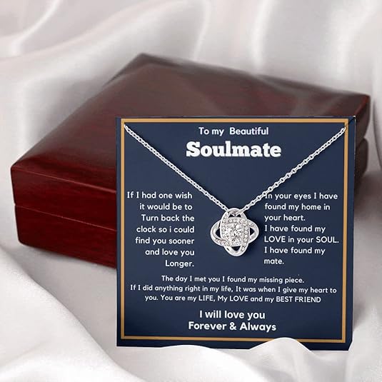 To My Beautiful Soulmate Necklace - Image 12