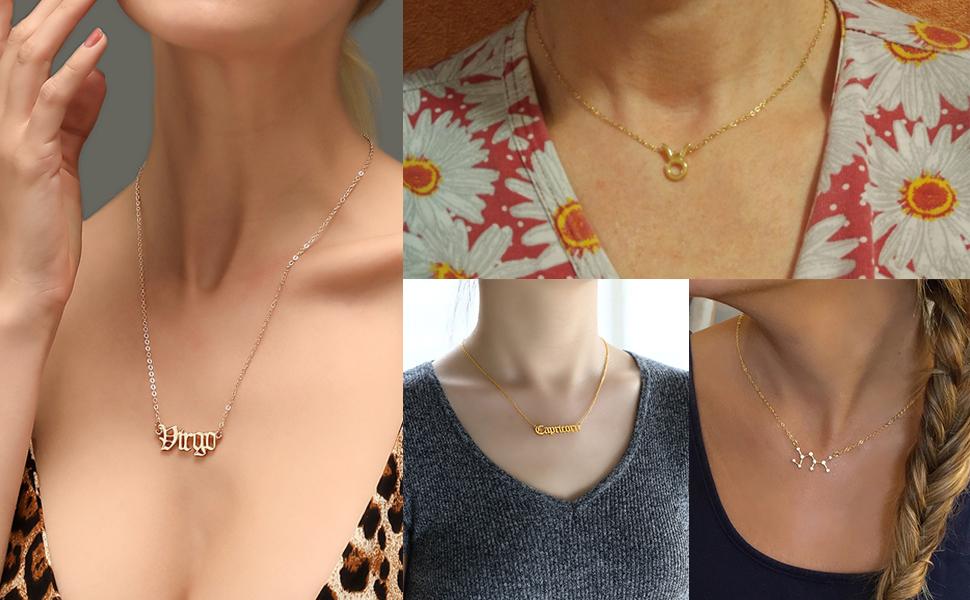 Zodiac Signs Necklaces Image