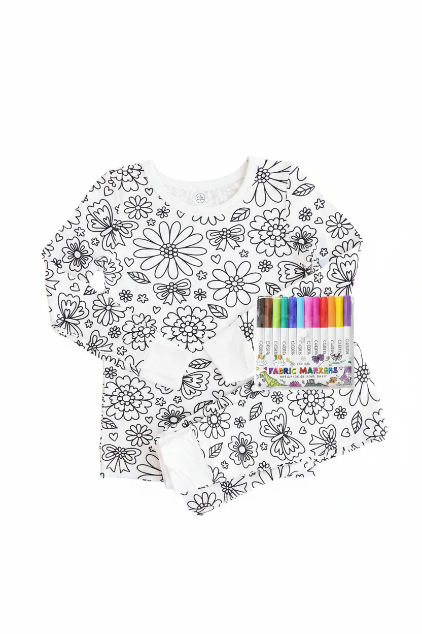 Colorable Kids Pajamas - Image 11