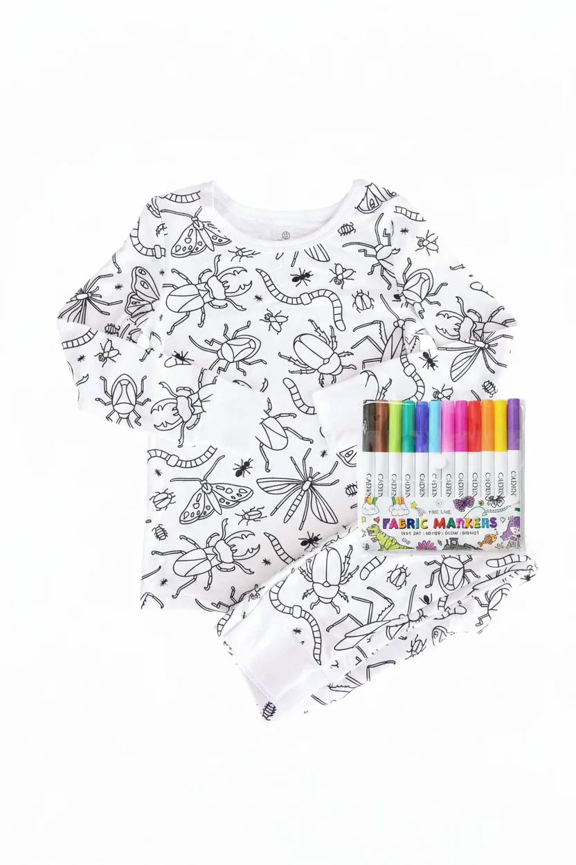 Colorable Kids Pajamas - Image 27