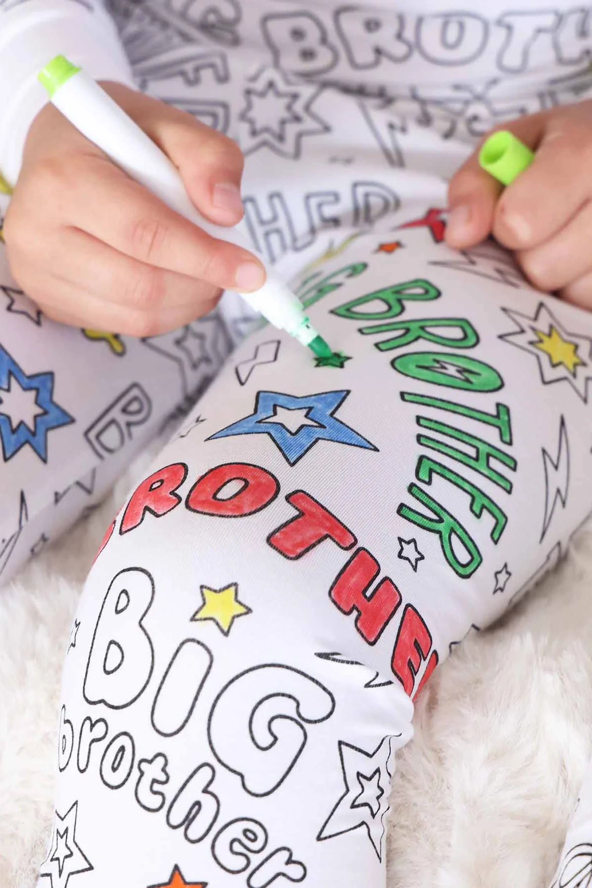 Colorable Kids Pajamas - Image 37